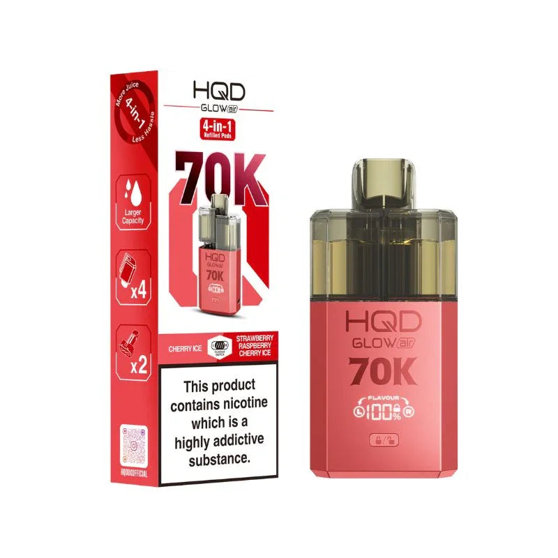 HQD Glow Air 70K Prefilled Disposable Vape Kit