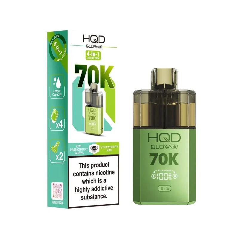 HQD Glow Air 70K Prefilled Disposable Vape Kit