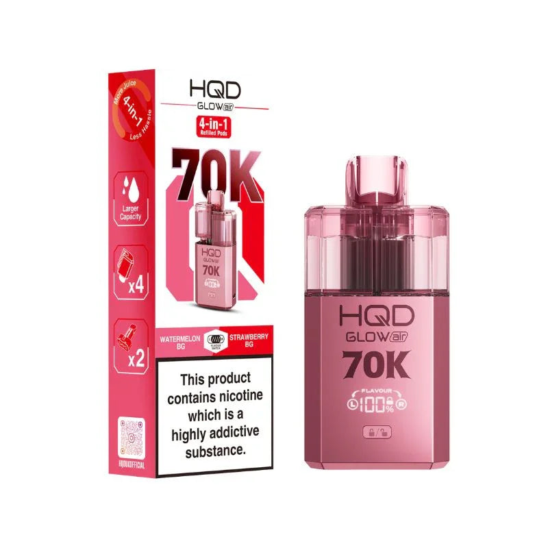 HQD Glow Air 70K Prefilled Disposable Vape Kit